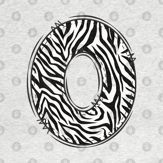 Zebra Letter O by Xtian Dela ✅